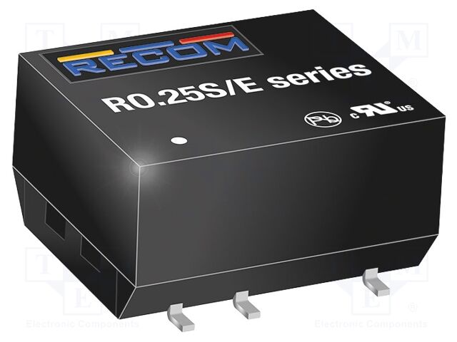 Converter: DC/DC; 0.25W; Uin: 10.8÷13.2V; Uout: 5VDC; Iout: 50mA; SMD