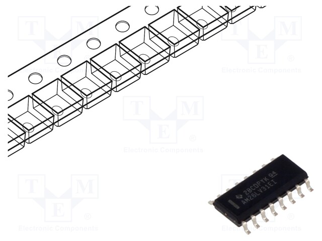 IC: interface; line driver; half duplex,RS422; 32000kbps; SOIC16