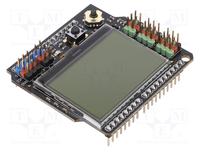 Module: display; shield,LCD display; 3.3VDC; 60x55x20mm