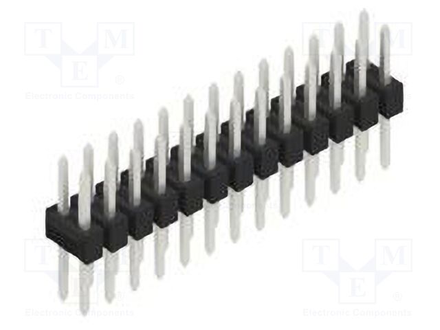 Connector: pin strips; pin header; male; PIN: 26; 2.54mm; THT; 2x13