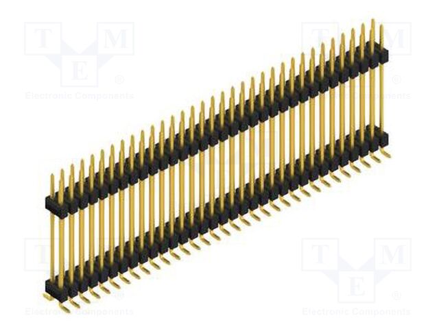 Connector: pin strips; pin header; male; PIN: 66; 2.54mm; SMT; 2x33