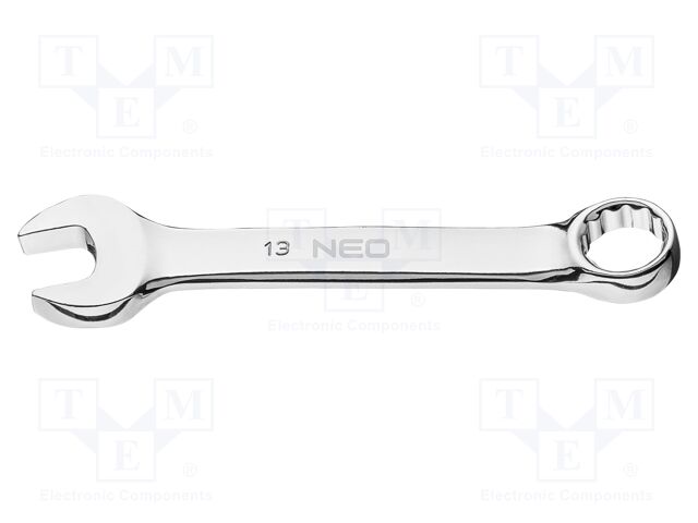 Wrench; combination spanner; 13mm; Chrom-vanadium steel; L: 109mm
