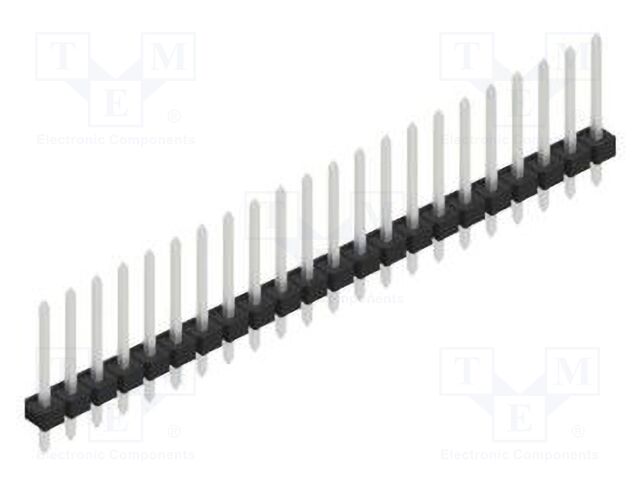 Connector: pin strips; pin header; male; PIN: 22; 2.54mm; THT; 1x22