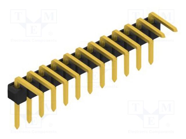 Connector: pin strips; pin header; male; PIN: 12; 2.54mm; THT; 1x12