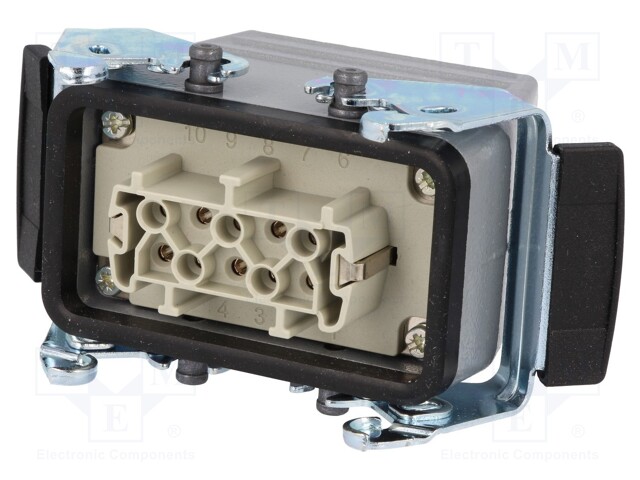 Connector: rectangular; plug; female; EPIC KIT; PIN: 10; 10+PE; M25