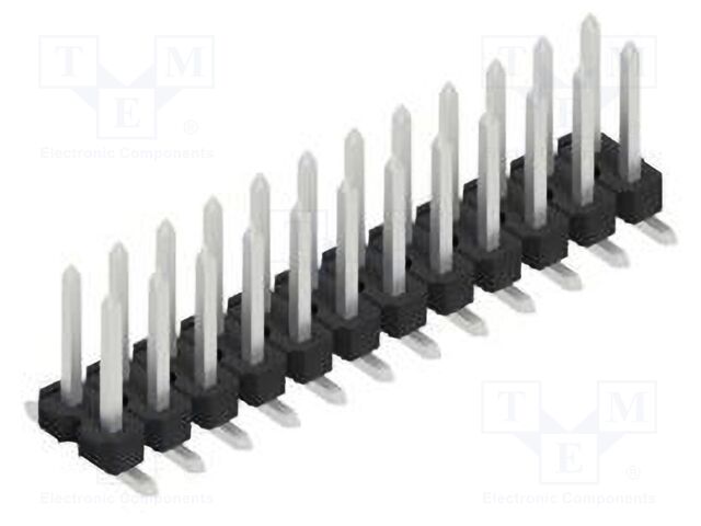 Connector: pin strips; pin header; male; PIN: 24; 2.54mm; SMT; 2x12