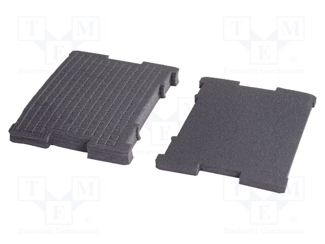Foam insert; grey; 430x308x62mm