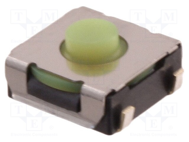 Microswitch TACT; SPST-NO; Pos: 2; 0.05A/12VDC; SMT; none; 1.96N