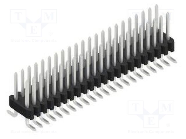 Connector: pin strips; pin header; male; PIN: 44; 1.27mm; SMT; 2x22