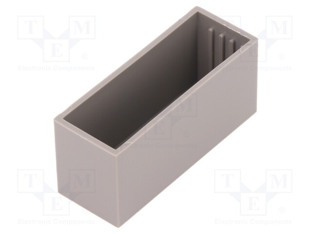 Enclosure: designed for potting; X: 15mm; Y: 40mm; Z: 19mm; ABS