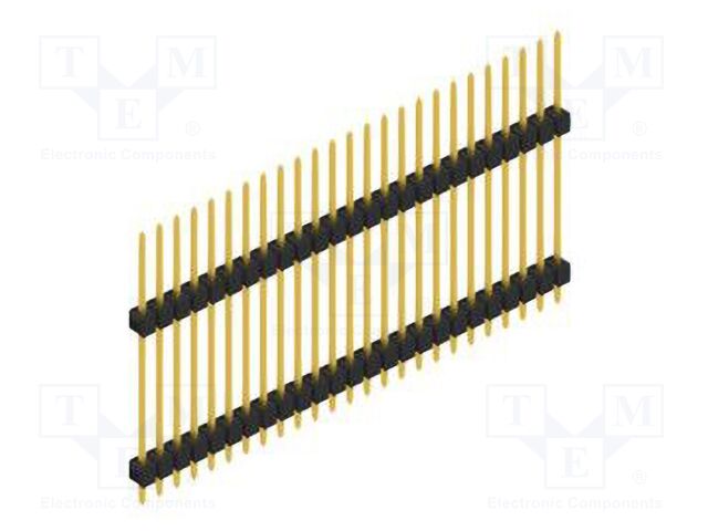 Connector: pin strips; pin header; male; PIN: 25; 2.54mm; THT; 1x25
