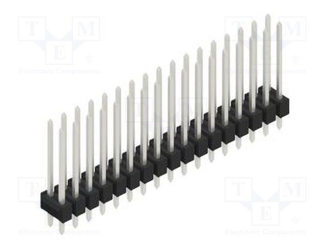 Connector: pin strips; pin header; male; PIN: 34; 2.54mm; THT; 2x17