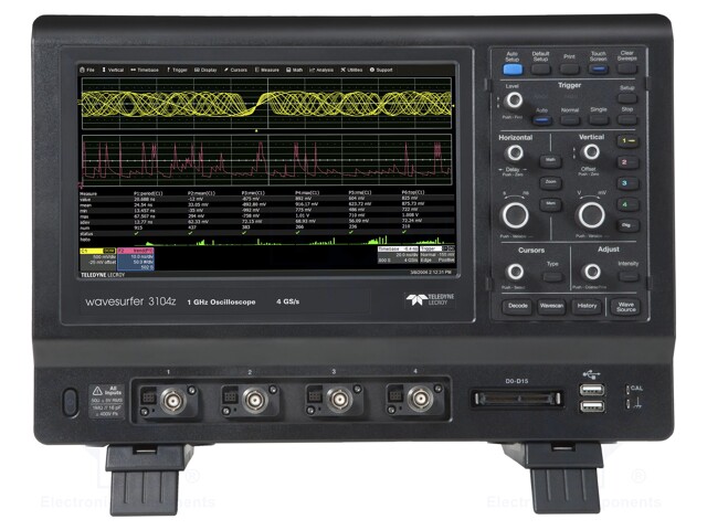 Oscilloscope: digital; Band: ≤1GHz; Channels: 4; Rise time: 430ps