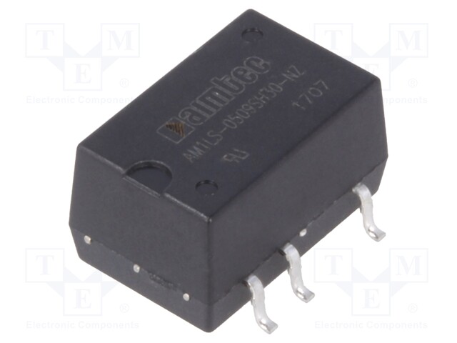 Converter: DC/DC; 1W; Uin: 4.5÷5.5V; 9VDC; Iout: 111mA; SMD; 1.5g