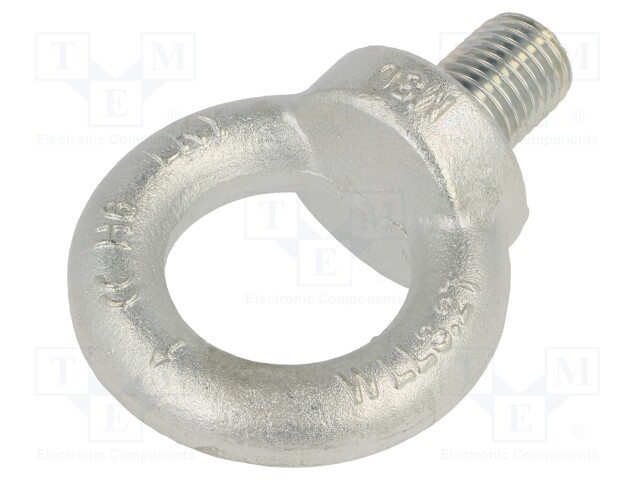 Lifting eye bolt; M30x45; DIN: 580; Head: eye; none; steel; zinc