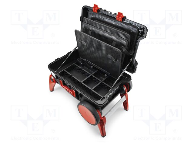 Suitcase: tool case on wheels