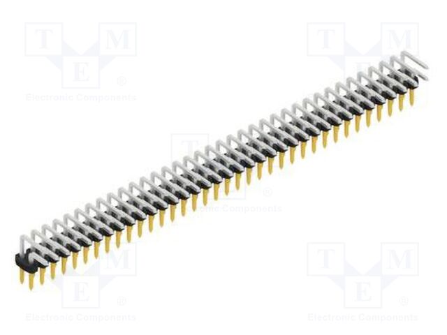 Connector: pin strips; pin header; male; PIN: 72; 2mm; THT; 2x36