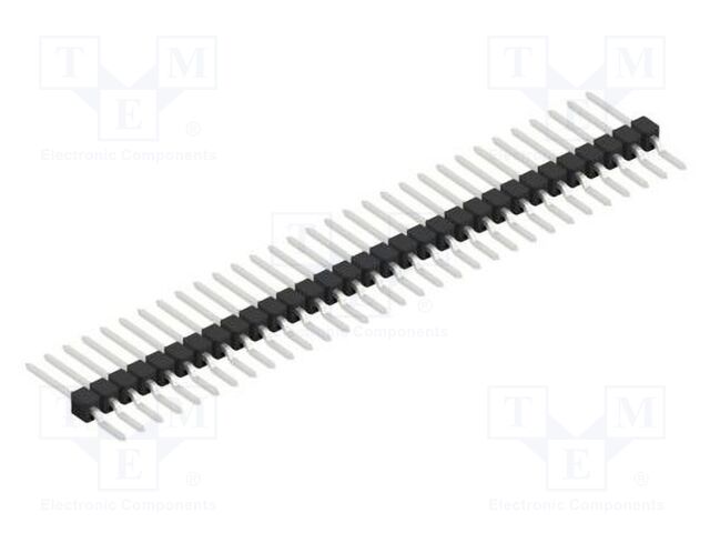 Connector: pin strips; pin header; male; PIN: 31; 2.54mm; SMT; 1x31