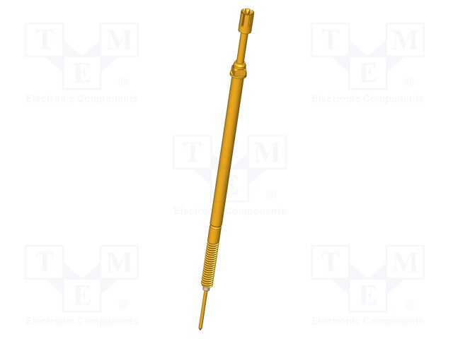 Test needle; Maksimum spring compression: 5mm; 3A; Contacts: CuBe