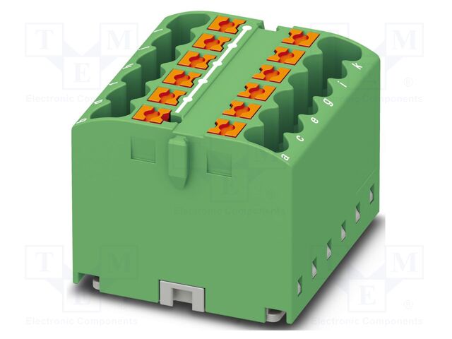 Splice terminal: rail; 24A; 450V; push-in; PA; L: 21.7mm; 0.14÷4mm2