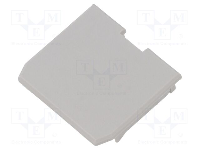 Cap for LED profiles; grey; KOZEL