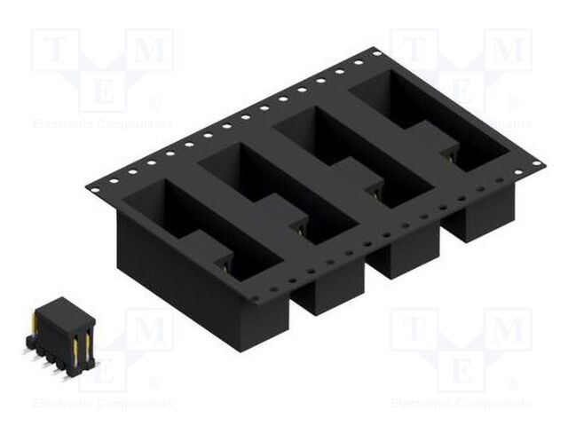 Connector: pin strips; pin header; male; PIN: 10; 2.54mm; SMT; 2x5