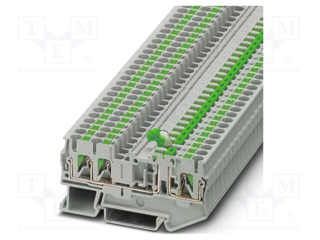 Splice terminal: rail; 20A; 400V; push-in; PA; 0.14÷4mm2; W: 5.2mm