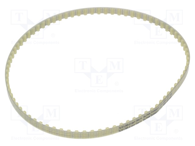 Timing belt; T10; W: 10mm; H: 4.5mm; Lw: 800mm; Tooth height: 2.5mm