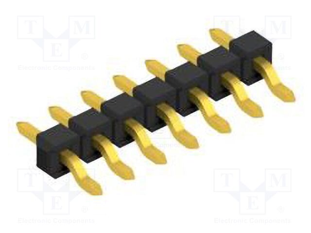 Connector: pin strips; pin header; male; PIN: 7; 2.54mm; SMT; 1x7