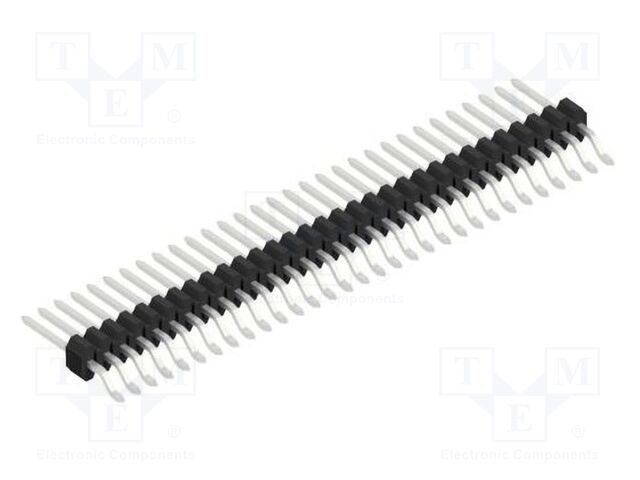 Connector: pin strips; pin header; male; PIN: 31; 1.27mm; SMT; 1x31