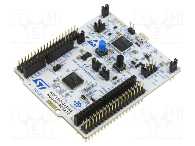 Dev.kit: STM32; Comp: STM32G491RE; Add-on connectors: 2