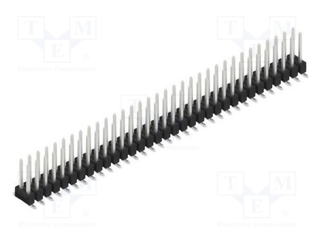 Connector: pin strips; pin header; male; PIN: 66; 2.54mm; SMT; 2x33