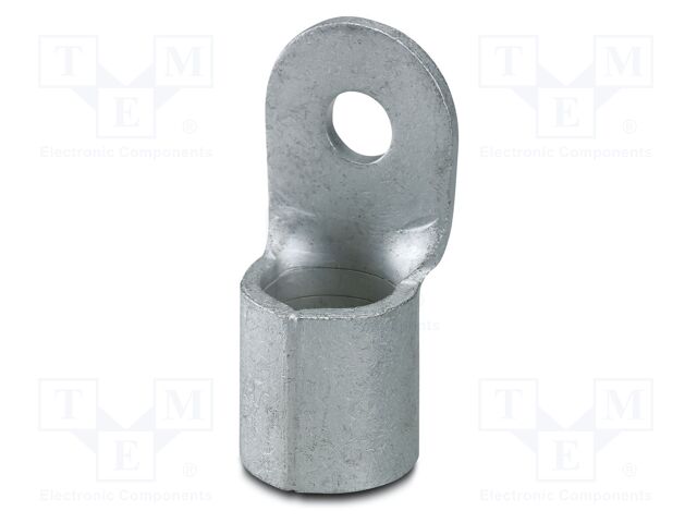 Non-insulated; Body: silver; Tip: ring