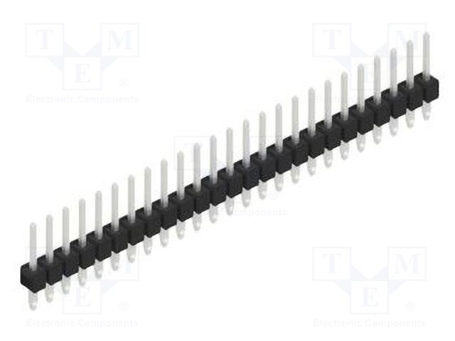 Connector: pin strips; pin header; male; PIN: 25; 2.54mm; THT; 1x25