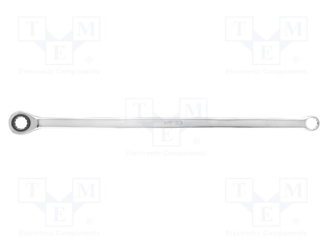 Wrench; box,with ratchet; 10mm; Chrom-vanadium steel; L: 289mm