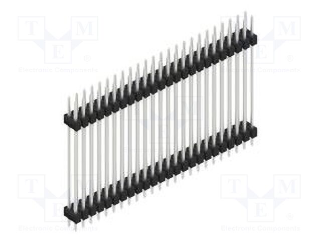 Connector: pin strips; pin header; male; PIN: 48; 2.54mm; THT; 2x24