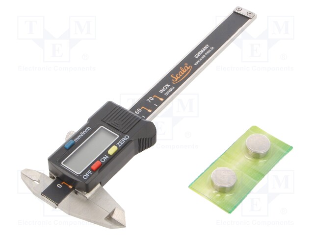 Calliper; L: 70mm; with digital readouts
