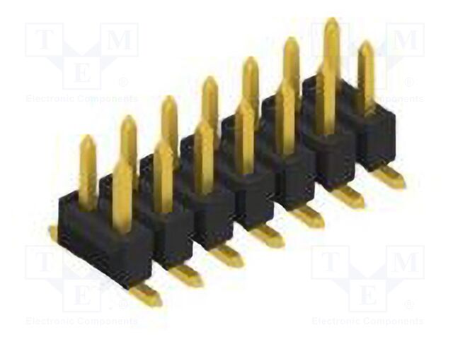 Connector: pin strips; pin header; male; PIN: 14; 2.54mm; SMT; 2x7