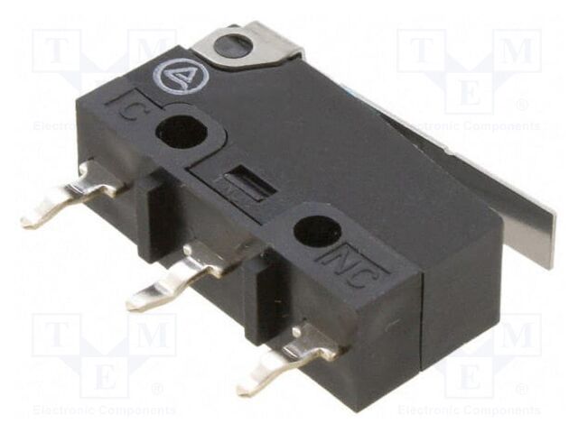 Microswitch SNAP ACTION; without lever; SPDT; 3A/250VAC; ON-(ON)
