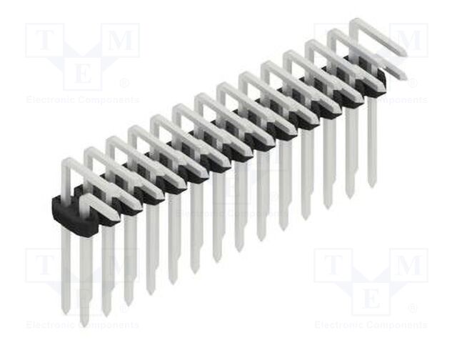Connector: pin strips; pin header; male; PIN: 28; 2mm; THT; 2x14