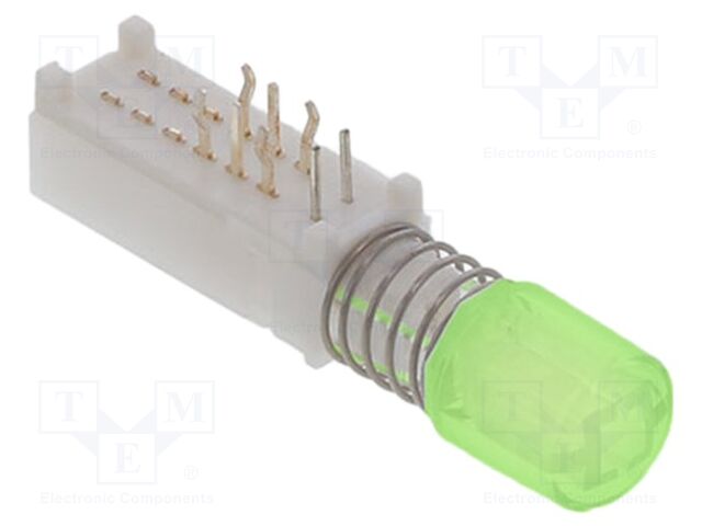 Switch: push-button; Pos: 2; DPDT; 0.3A/30VDC; transparent; THT; 2N