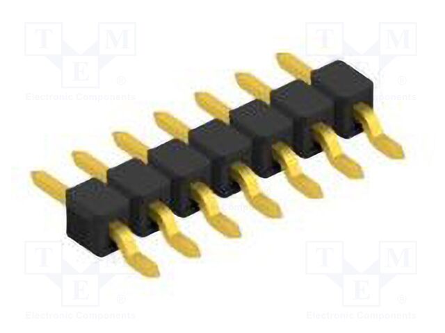 Connector: pin strips; pin header; male; PIN: 7; 2.54mm; SMT; 1x7