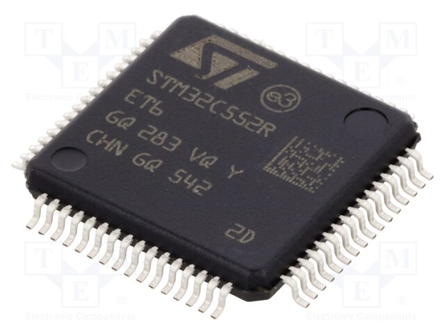 IC: STM32 ARM microcontroller; 144MHz; LQFP64; 2.7÷3.6VDC; Cmp: 1
