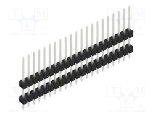Connector: pin strips; pin header; male; PIN: 21; 2.54mm; THT; 1x21