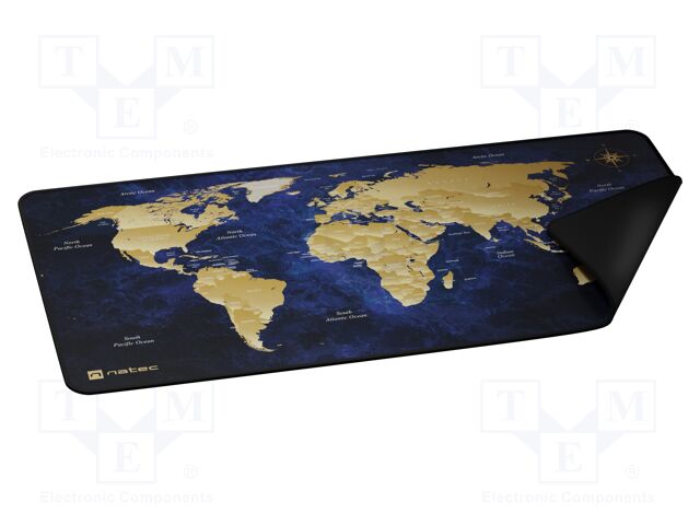 Pad; WORLD; blue; keyboard,mouse; water resistant; 800x400x2.5mm