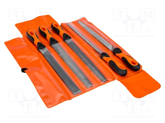 Files; half planisher; Package: bag; Handle material: plastic