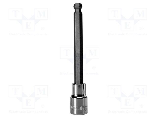 Socket; hex key,spherical,socket spanner; HEX 7mm; 1/2"
