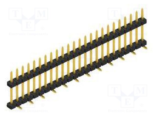 Connector: pin strips; pin header; male; PIN: 24; 2mm; SMT; 1x24