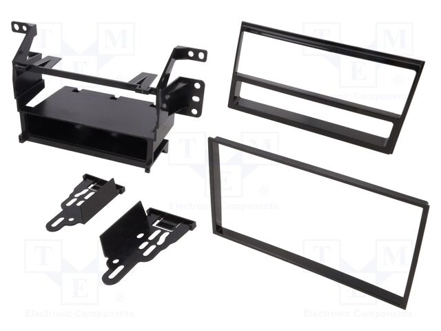 Radio frame; Nissan; Nissan Juke 2010->2014; black gloss