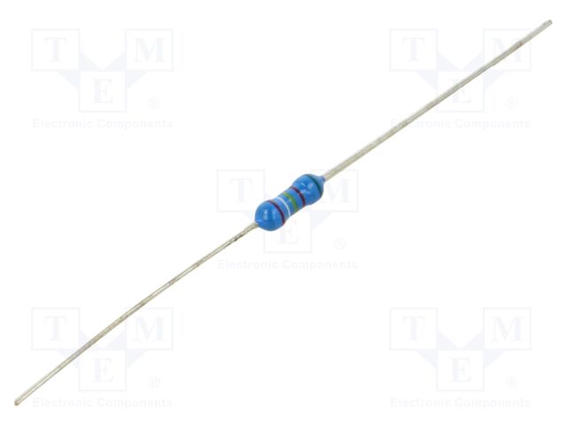Resistor: metal film; THT; 29.4kΩ; 250mW; ±0.5%; 6.3x2.3mm; axial